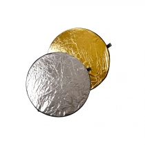 Blenda 2-w-1 srebrno-złota 110cm
